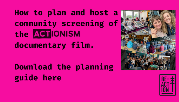 How to host an ACTionism film screening - downloadable guide